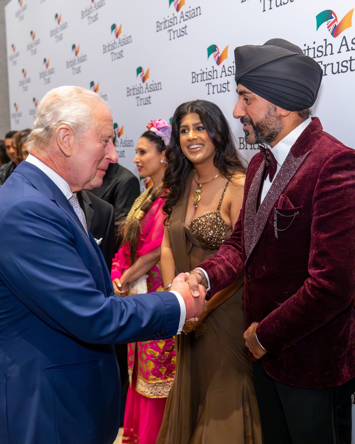 Magic Singh meeting King Charles III